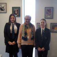 Inside Ruislip High School Skyla Susan Midgley Anna