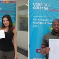 Uxbridge College’s GCSE Results Margarita Popa and Lucien Mukendi