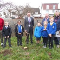 Tree Planting At Warrender Primary School DSCN0554
