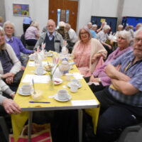 Bishop Ramsey School’s Spring Afternoon Tea Guests enjoying Afternoon Tea